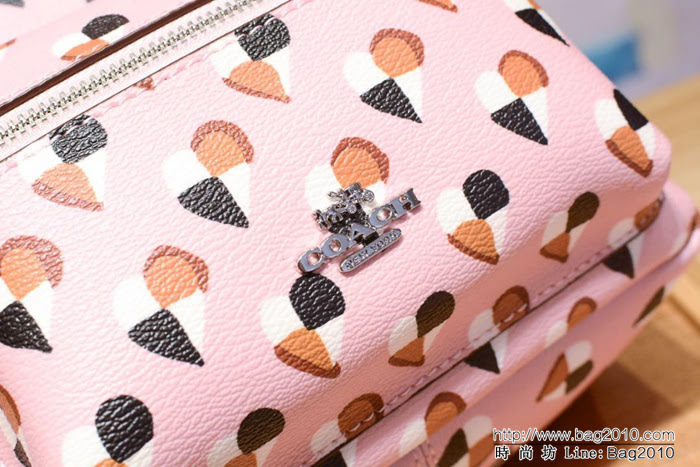 COACH蔻馳 新款 coach25915 愛心款迷你背包 潮流時尚兼實用 出門出遊 必備單品 可愛款  Chz1449